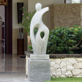Hot sale hand carved antique abstract stone lover sculpture